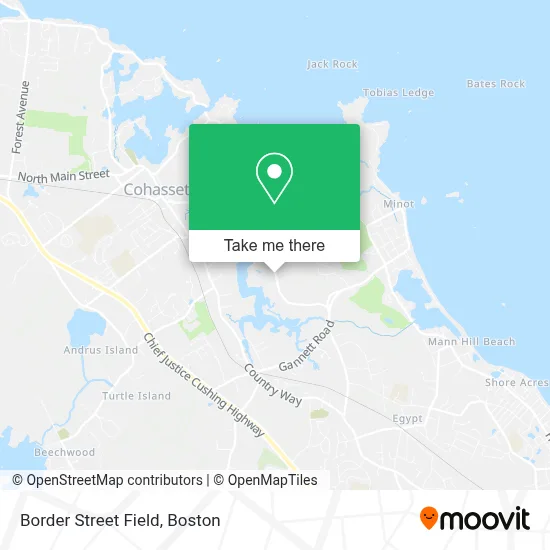 Border Street Field map