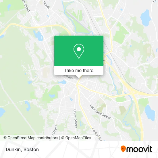 Dunkin' map