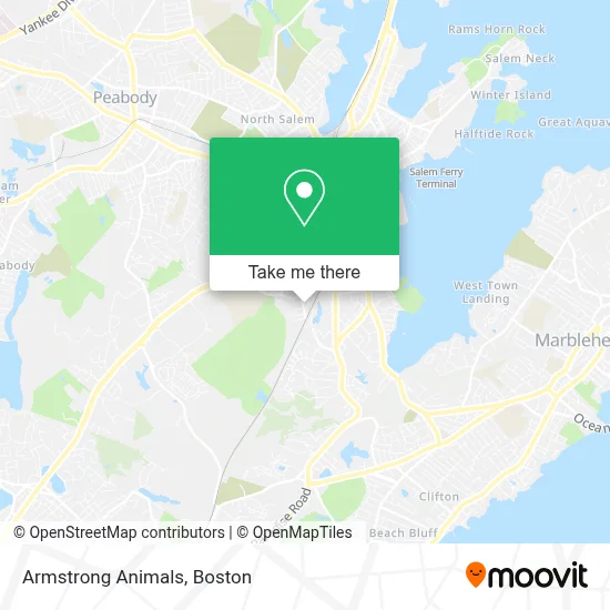 Armstrong Animals map