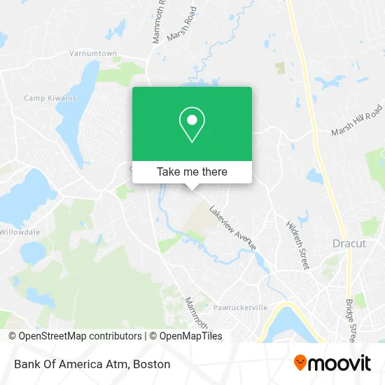 Bank Of America Atm map