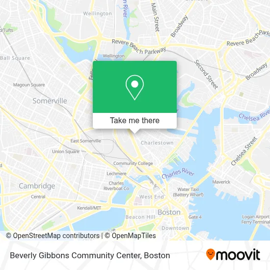 Beverly Gibbons Community Center map
