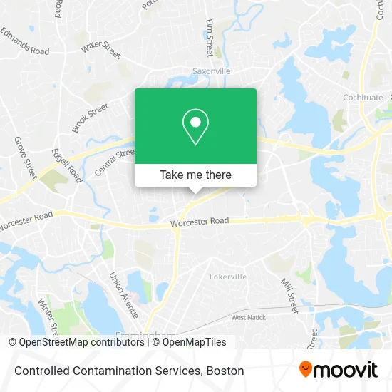 Controlled Contamination Services map