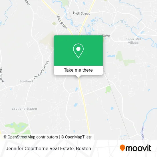 Jennifer Copithorne Real Estate map