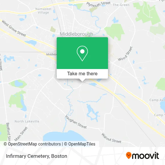 Infirmary Cemetery map