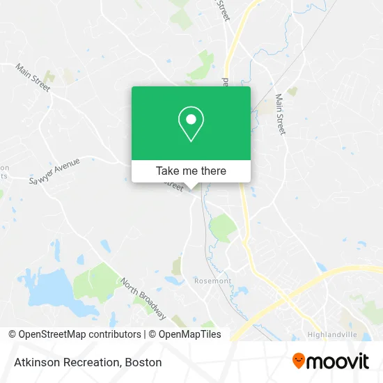 Atkinson Recreation map