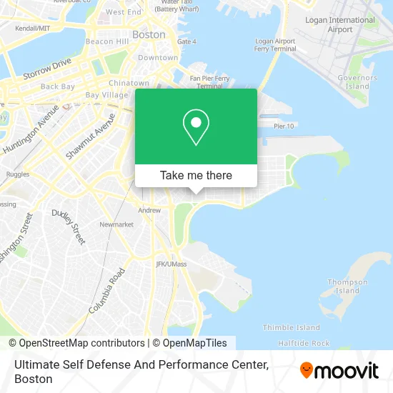 Ultimate Self Defense And Performance Center map