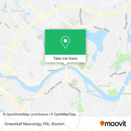 Greenleaf Neurology, Pllc map