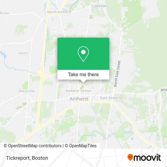 Tickreport map