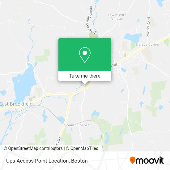 Ups Access Point Location map