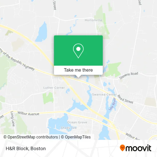 H&R Block map