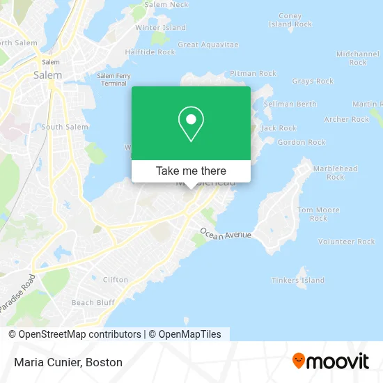 Maria Cunier map