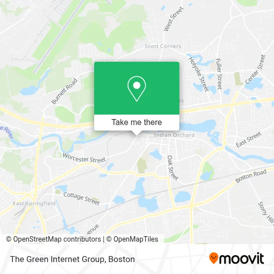 The Green Internet Group map