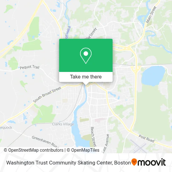 Washington Trust Community Skating Center map