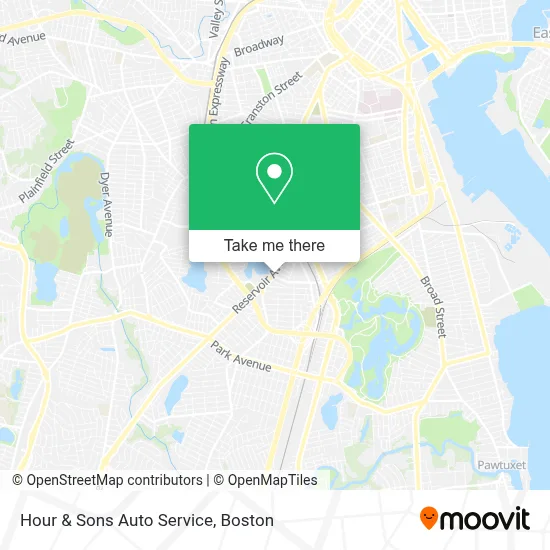 Hour & Sons Auto Service map