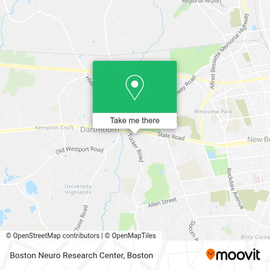 Boston Neuro Research Center map