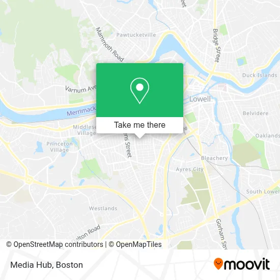 Media Hub map