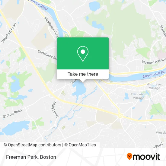 Freeman Park map