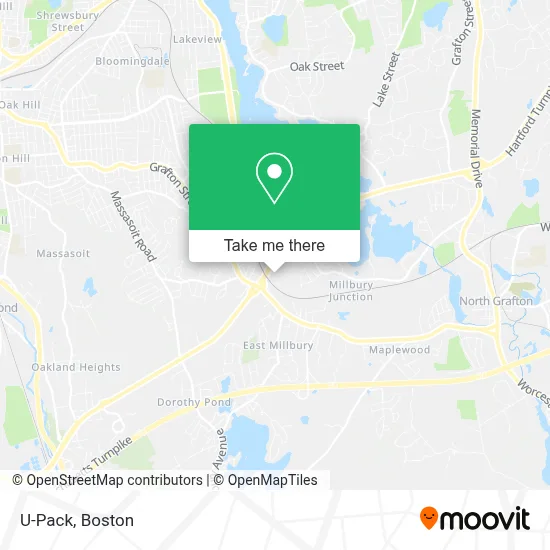 U-Pack map