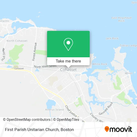 First Parish Unitarian Church map