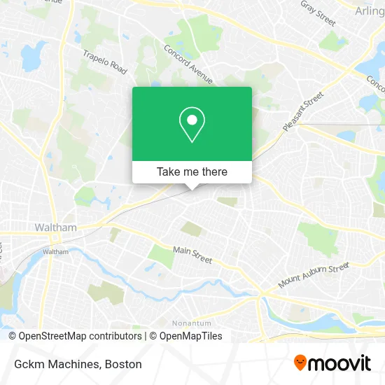 Gckm Machines map