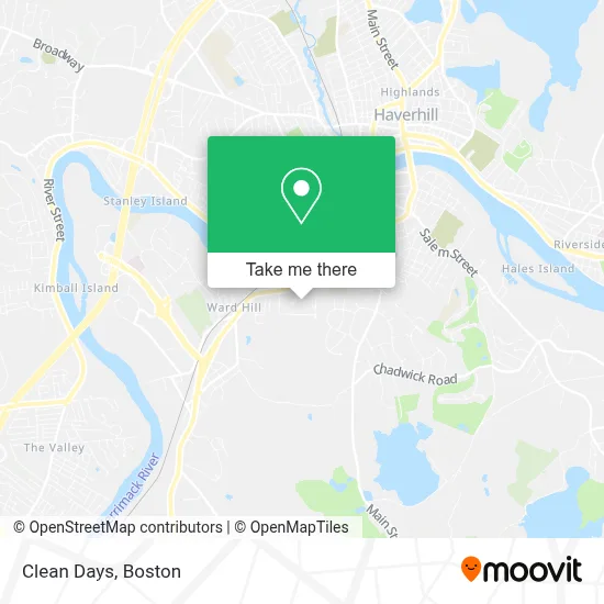 Clean Days map