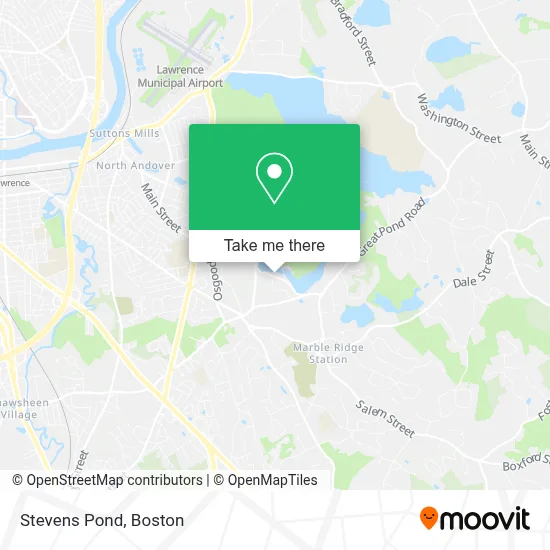 Stevens Pond map