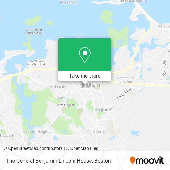 The General Benjamin Lincoln House map