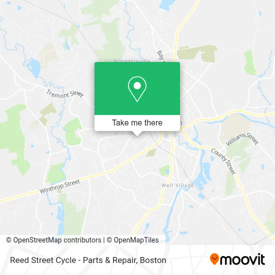 Reed Street Cycle - Parts & Repair map