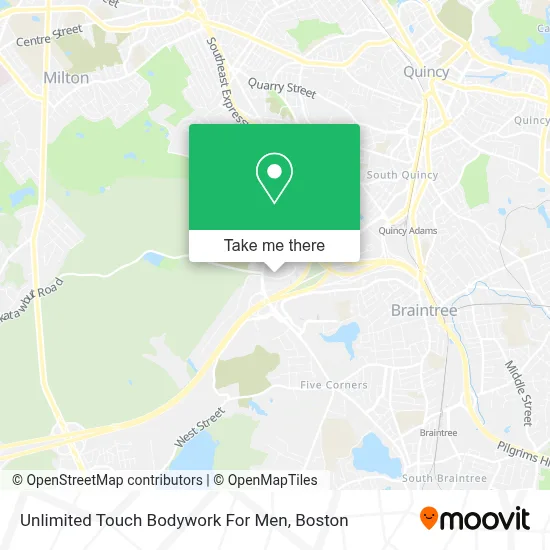 Unlimited Touch Bodywork For Men map
