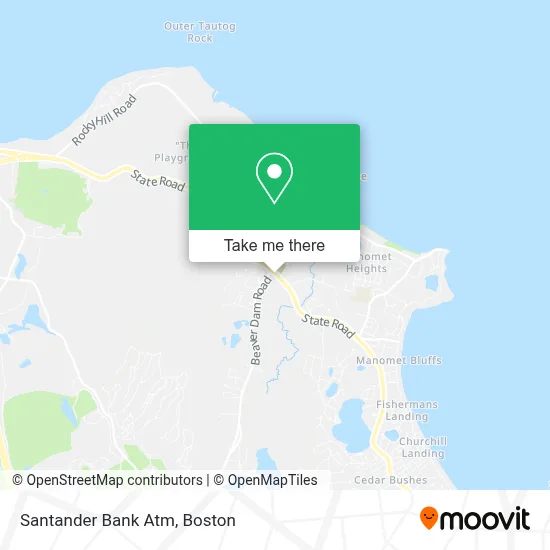 Santander Bank Atm map
