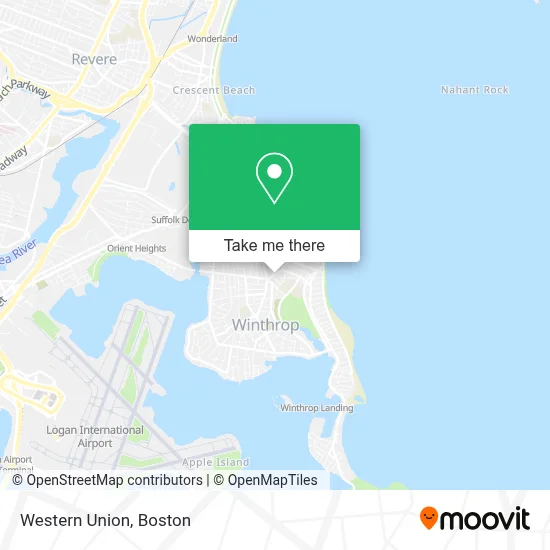 Western Union map