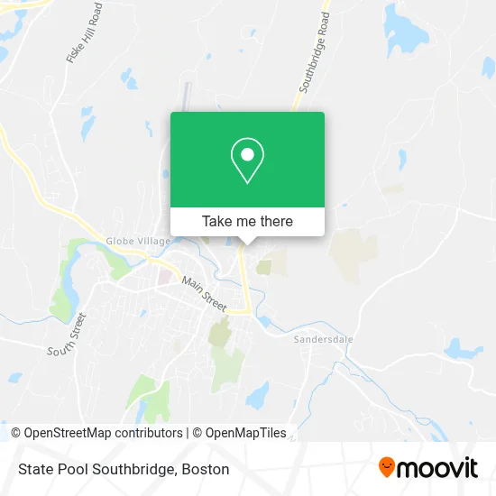 State Pool Southbridge map