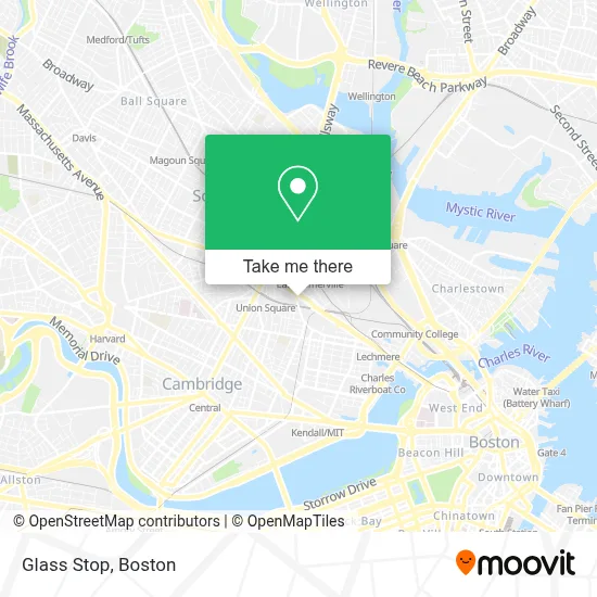 Glass Stop map