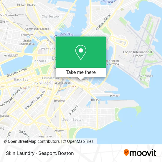 Skin Laundry - Seaport map