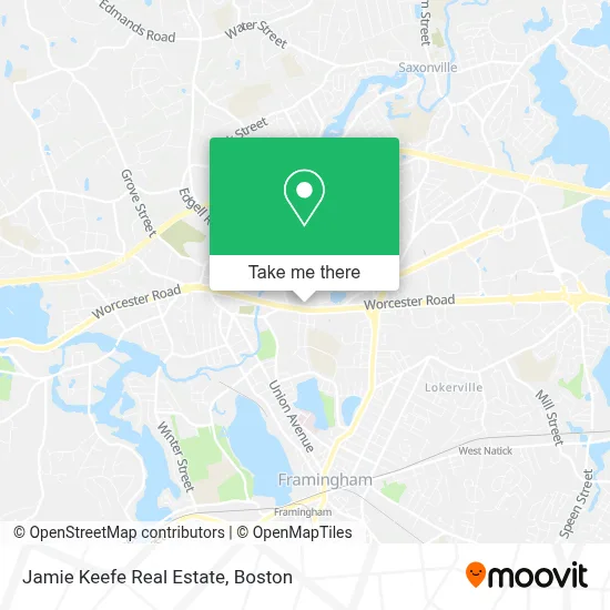 Jamie Keefe Real Estate map