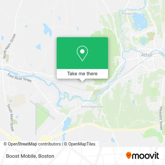 Boost Mobile map