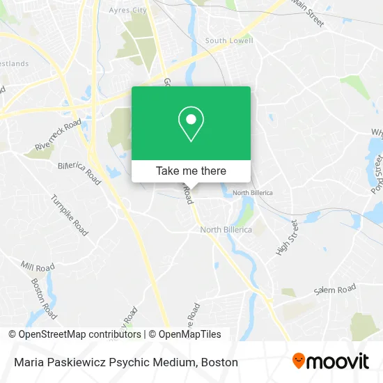 Maria Paskiewicz Psychic Medium map