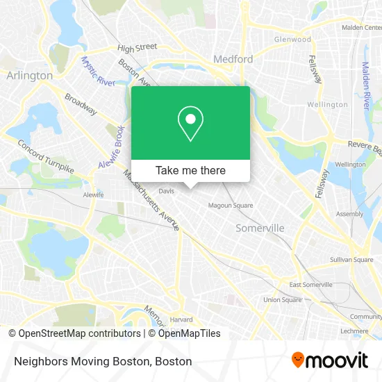 Neighbors Moving Boston map
