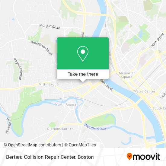 Bertera Collision Repair Center map
