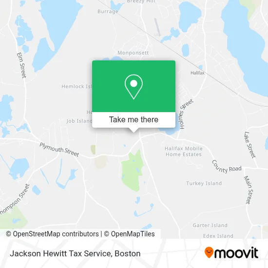 Jackson Hewitt Tax Service map