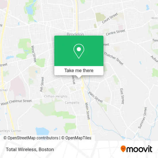 Total Wireless map