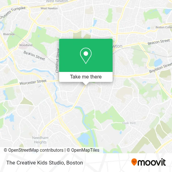 The Creative Kids Studio map