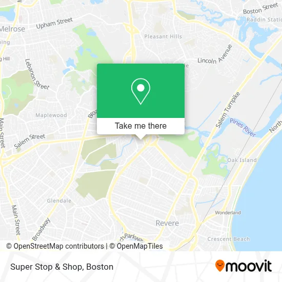 Super Stop & Shop map