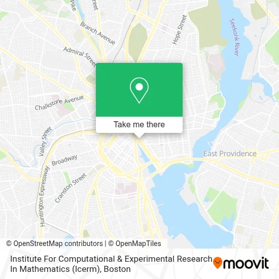 Institute For Computational & Experimental Research In Mathematics (Icerm) map