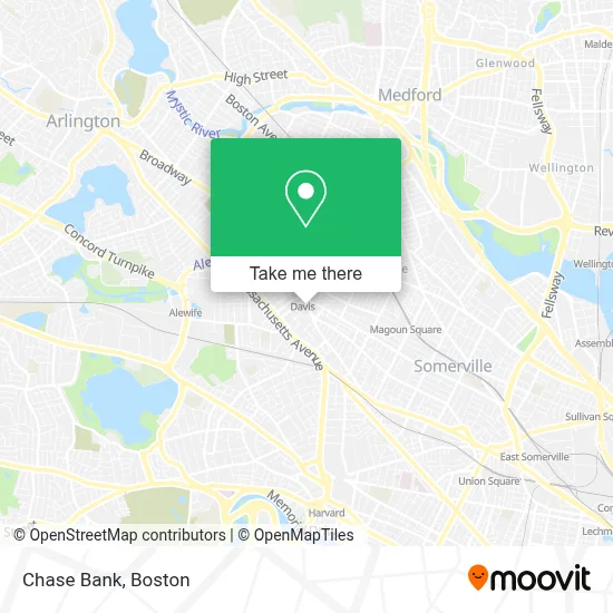 Chase Bank map