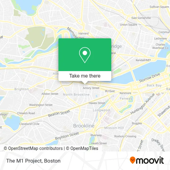 The M1 Project map