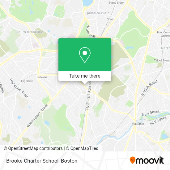 Brooke Charter School map