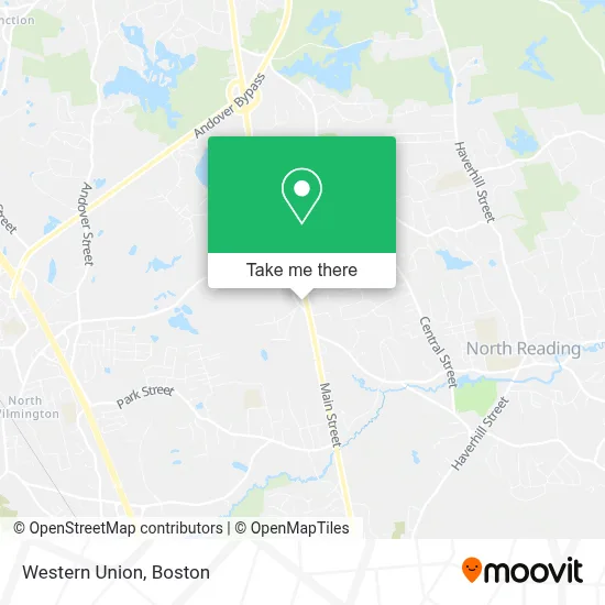 Western Union map