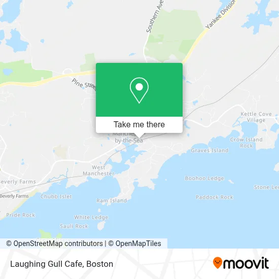 Laughing Gull Cafe map