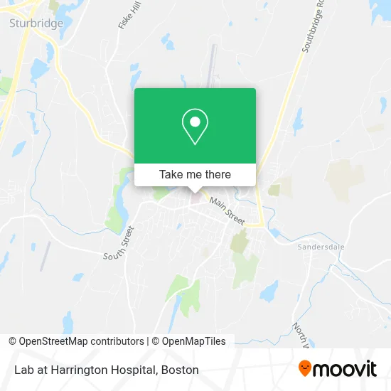 Lab at Harrington Hospital map
